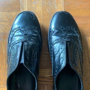 Rag and Bone Leather Black Sneaker